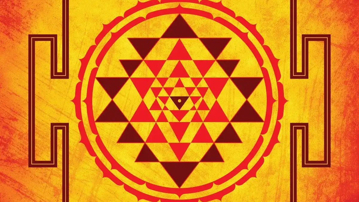 Fondo Sri Yantra Sagrado