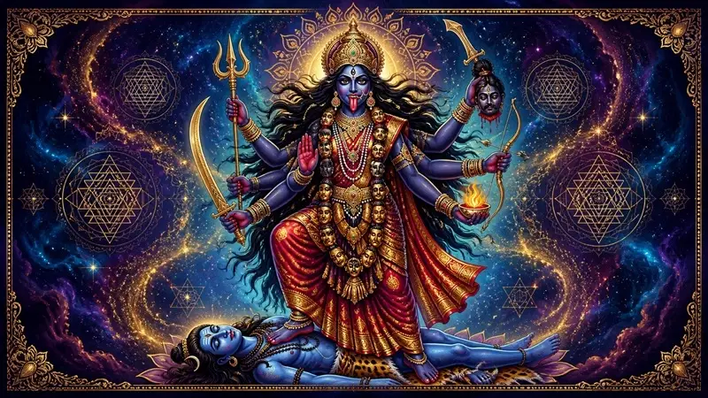 Kali y los Tres Días de Navaratri: Destrucción y Renacer