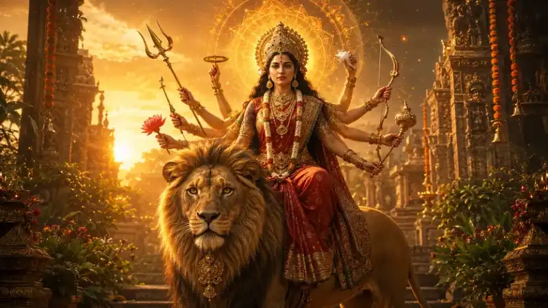 Diosa Durga: Poder, Protección y Fuerza en el Hinduismo Tradicional