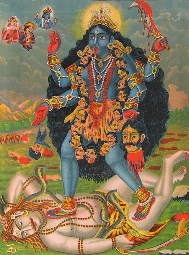 Imagen de portada para Kali y los Tres Días de Navaratri: Destrucción y Renacer
